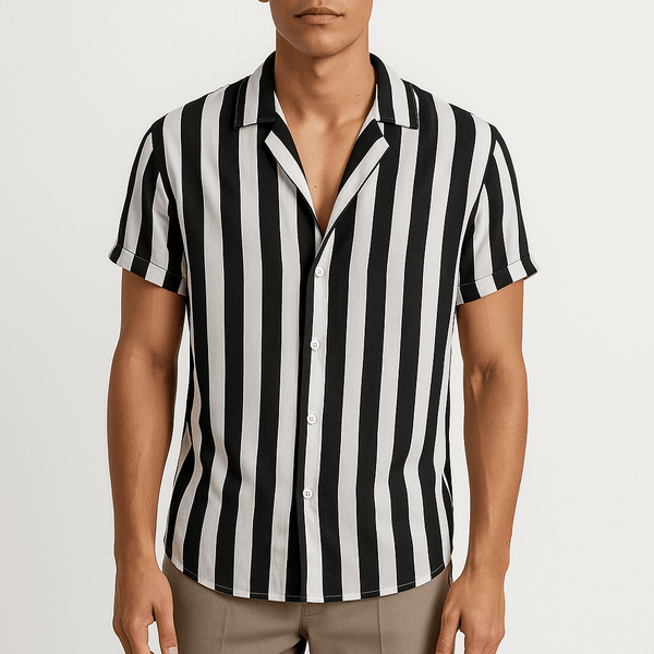 MARMIRI | Camisa con Estampado de Rayas para Hombre