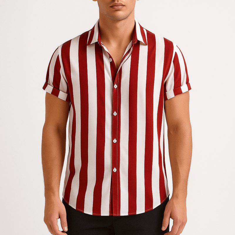 MARMIRI | Camisa con Estampado de Rayas para Hombre