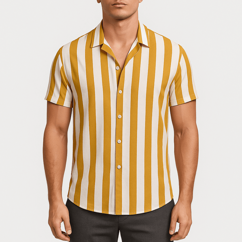 MARMIRI | Camisa con Estampado de Rayas para Hombre