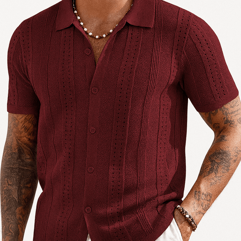 MARMIRI | Camisa de Punto Estilo Beach