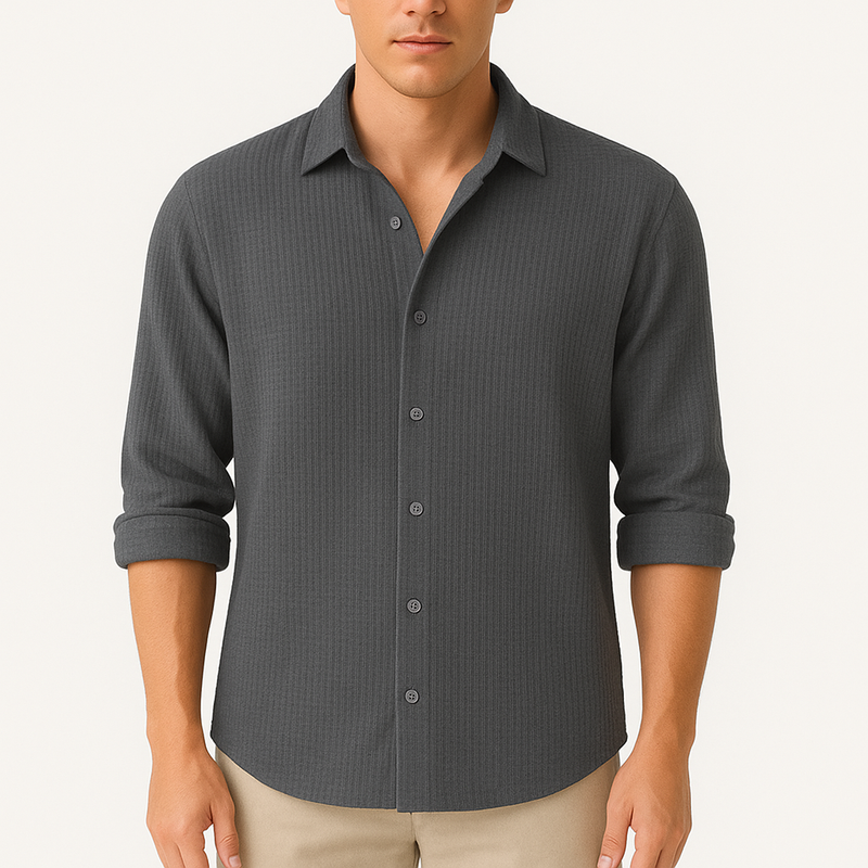 MARMIRI | Camisa de Algodón Punto Waffle