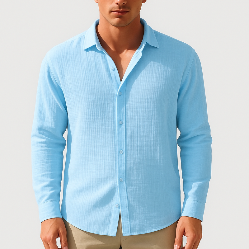 MARMIRI | Camisa de Algodón Punto Waffle