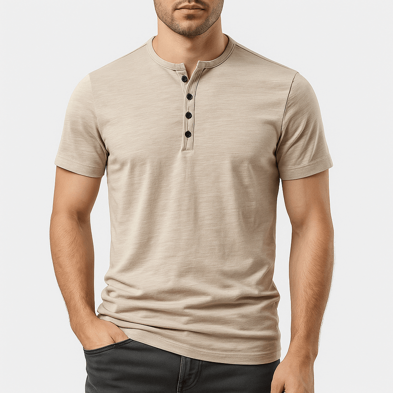 MARMIRI | Camisa Henley de Algodón
