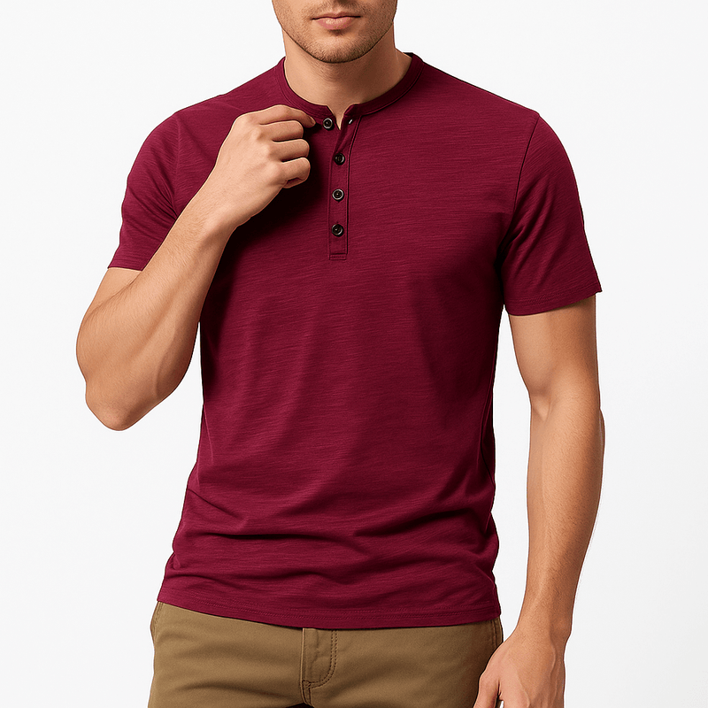 MARMIRI | Camisa Henley de Algodón