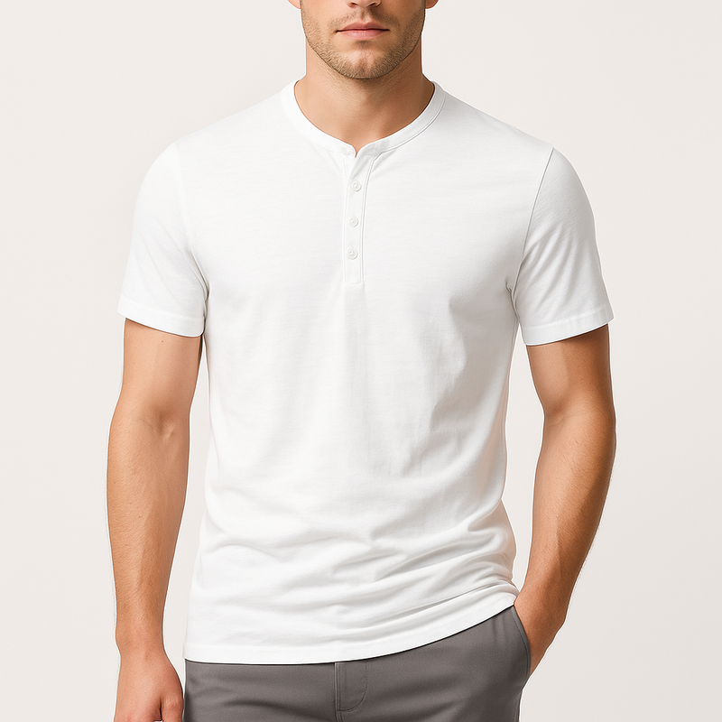 MARMIRI | Camisa Henley de Algodón