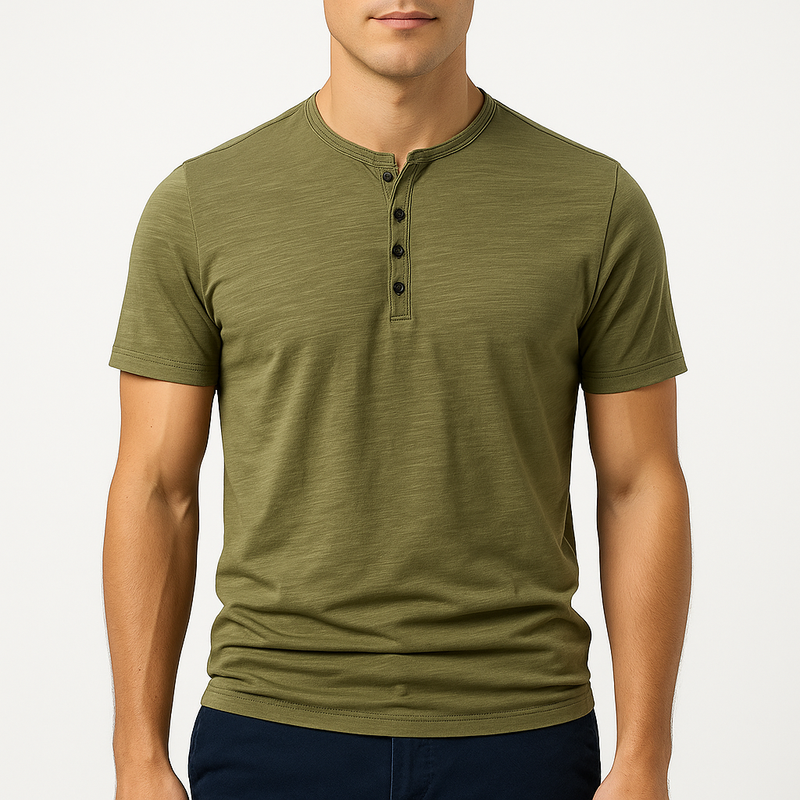 MARMIRI | Camisa Henley de Algodón