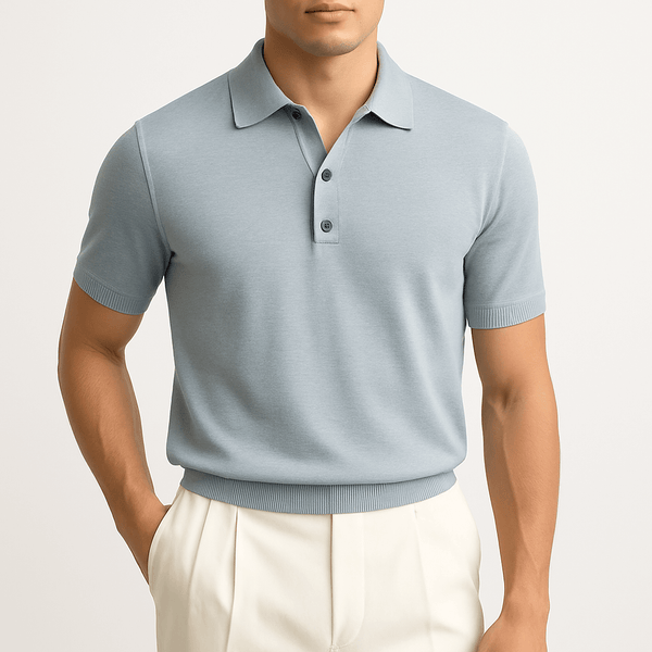 MARMIRI | Polo Entallado de Punto Canalé