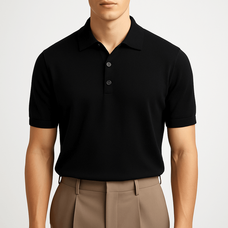 MARMIRI | Polo Entallado de Punto Canalé