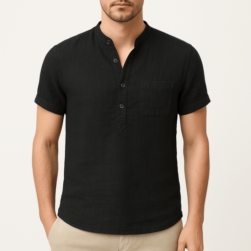 MARMIRI | Camisa de Lino de Manga Corta