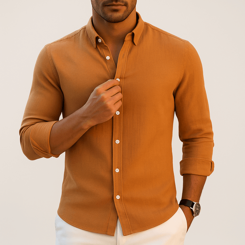 MARMIRI | Camisa de Lino de Manga Corta