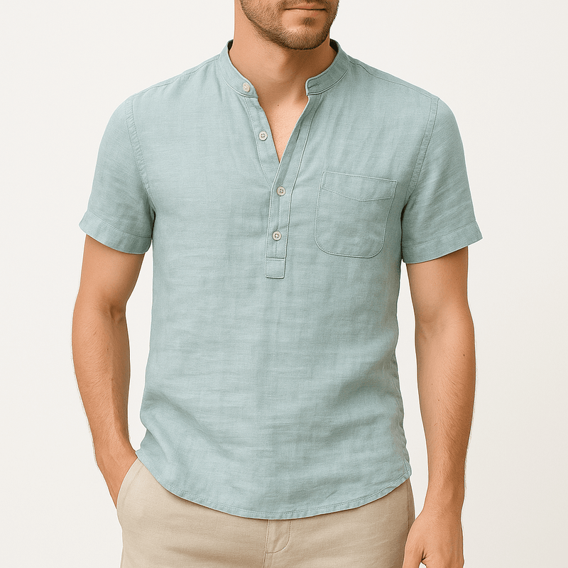 MARMIRI | Camisa de Lino de Manga Corta