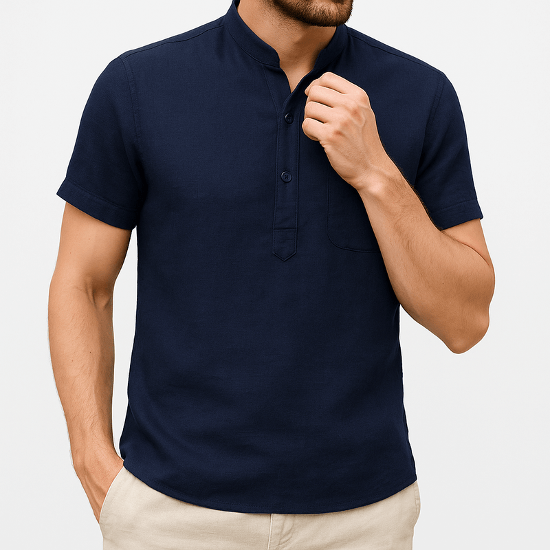 MARMIRI | Camisa de Lino de Manga Corta