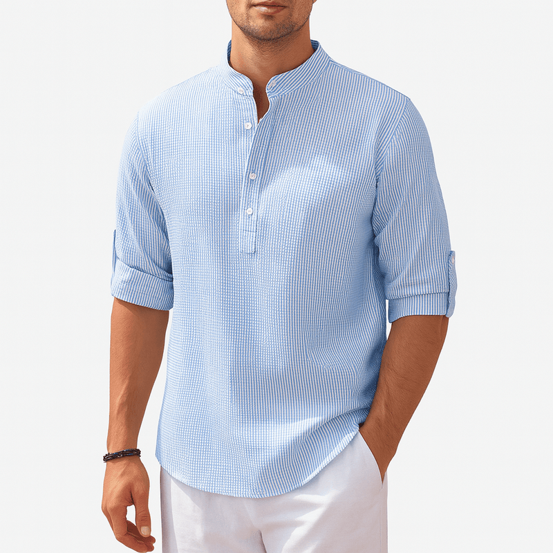 MARMIRI | Camisa de Lino de Manga Corta