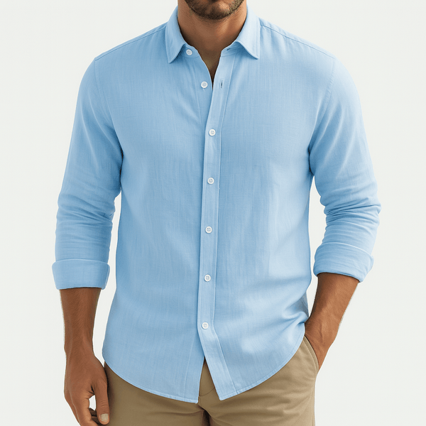 MARMIRI | Camisa de Lino Puro de Corte Relajado