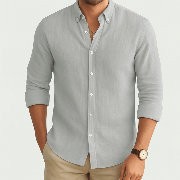 MARMIRI | Camisa de Lino Puro de Corte Relajado