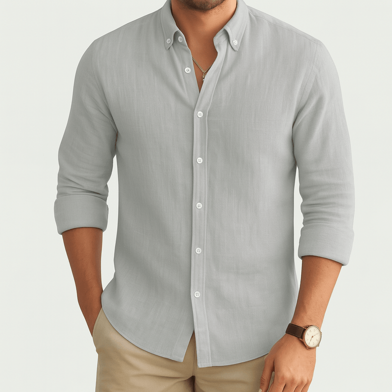 MARMIRI | Camisa de Lino Puro de Corte Relajado