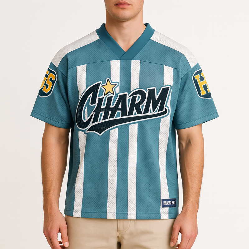 MARMIRI | Camiseta Retro de Fútbol de Malla para Hombre