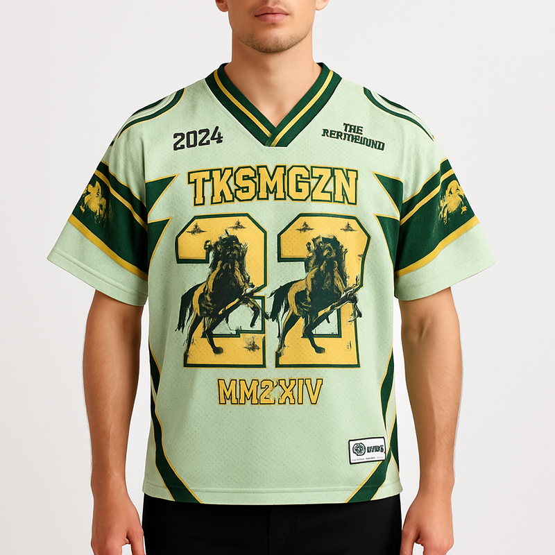 MARMIRI | Camiseta Retro de Fútbol de Malla para Hombre