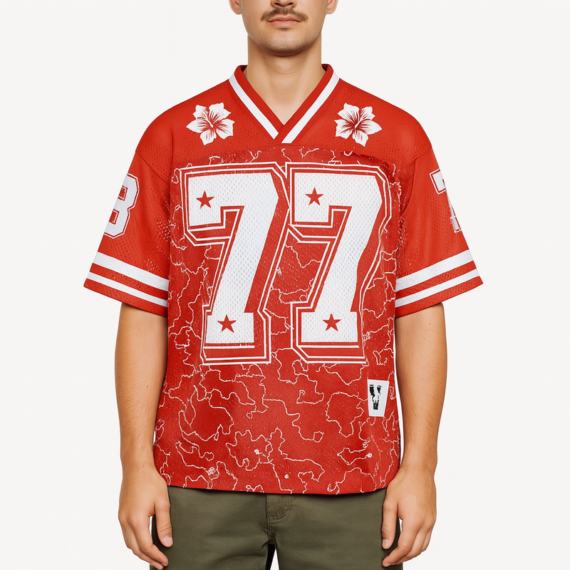 MARMIRI | Camiseta Retro de Fútbol de Malla para Hombre