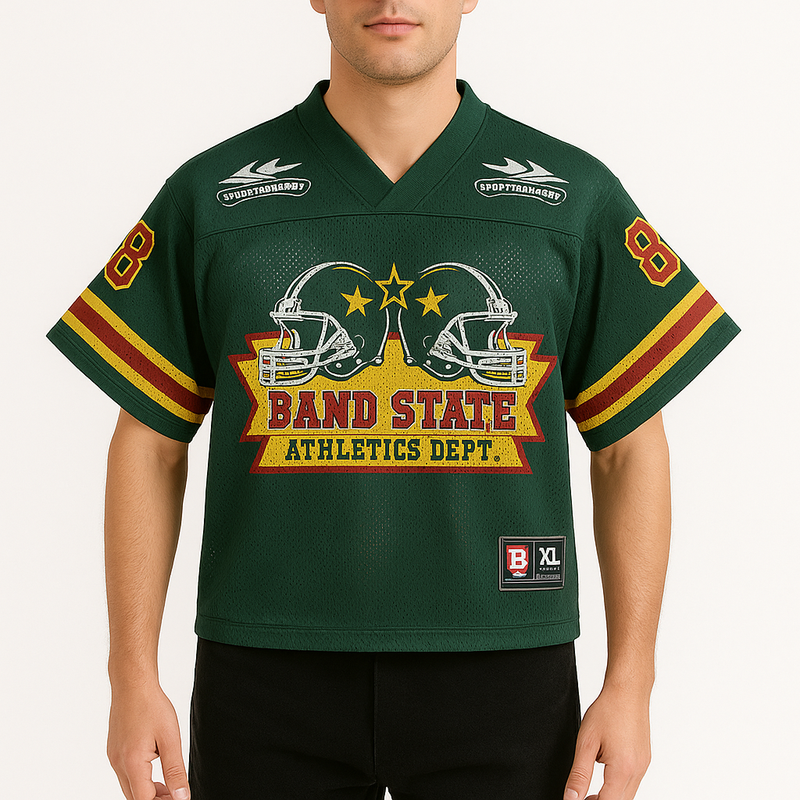 MARMIRI | Camiseta Retro de Fútbol de Malla para Hombre