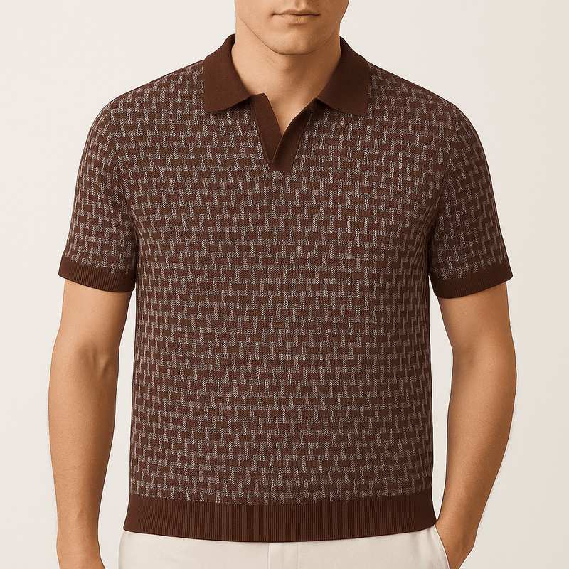 MARMIRI | Polo Retro de Punto a Rayas