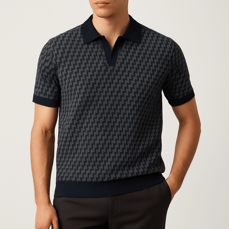 MARMIRI | Polo Retro de Punto a Rayas