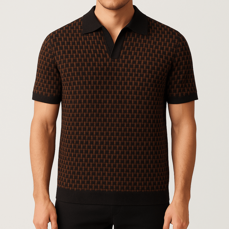 MARMIRI | Polo Retro de Punto a Rayas