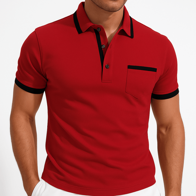 MARMIRI | Polo Slim Fit con Contraste