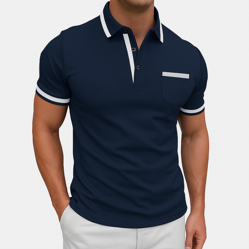 MARMIRI | Polo Slim Fit con Contraste