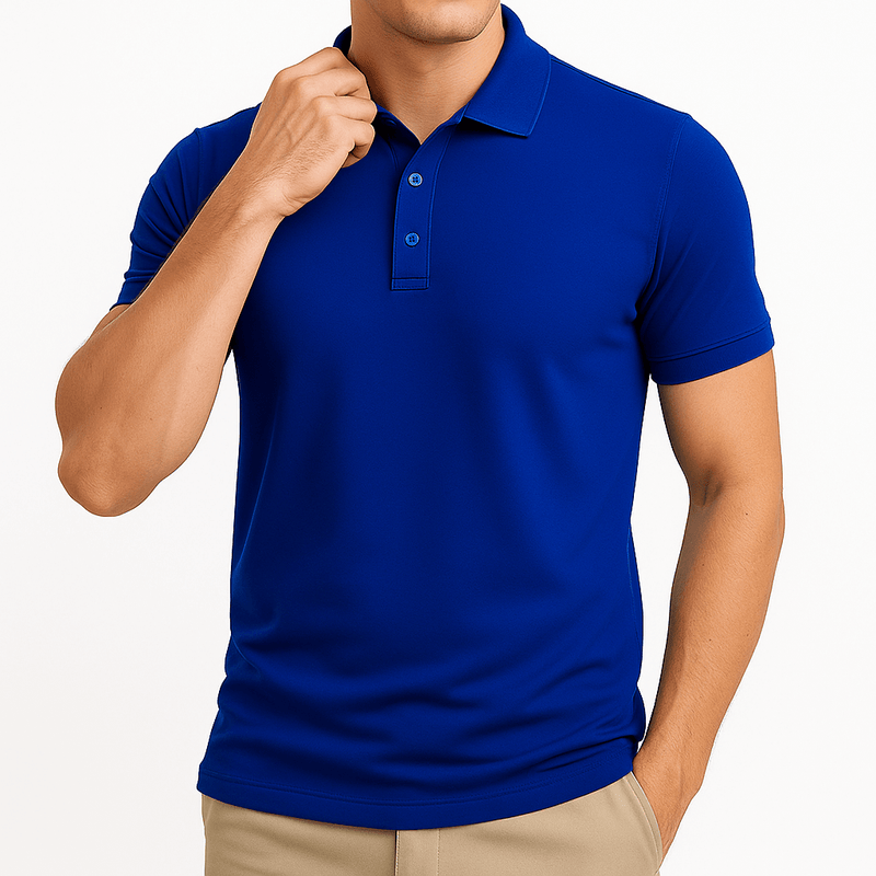 MARMIRI | Polo Slim Fit con cuello solapa