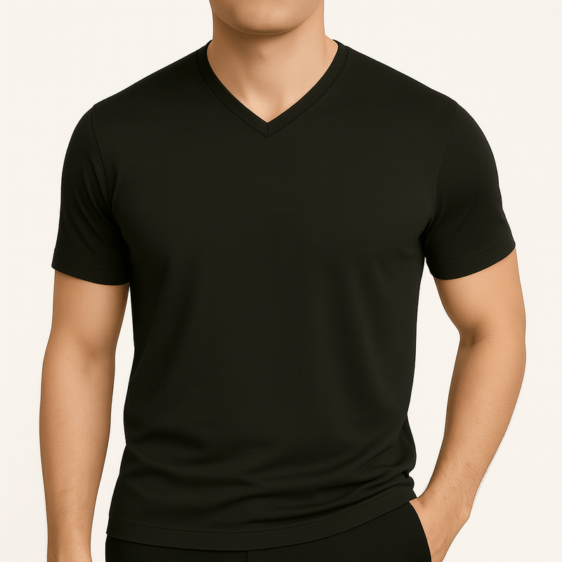 MARMIRI | Camisa Slim Fit con Cuello en V