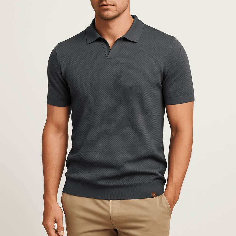 MARMIRI | Polo Texturizado de Manga Corta