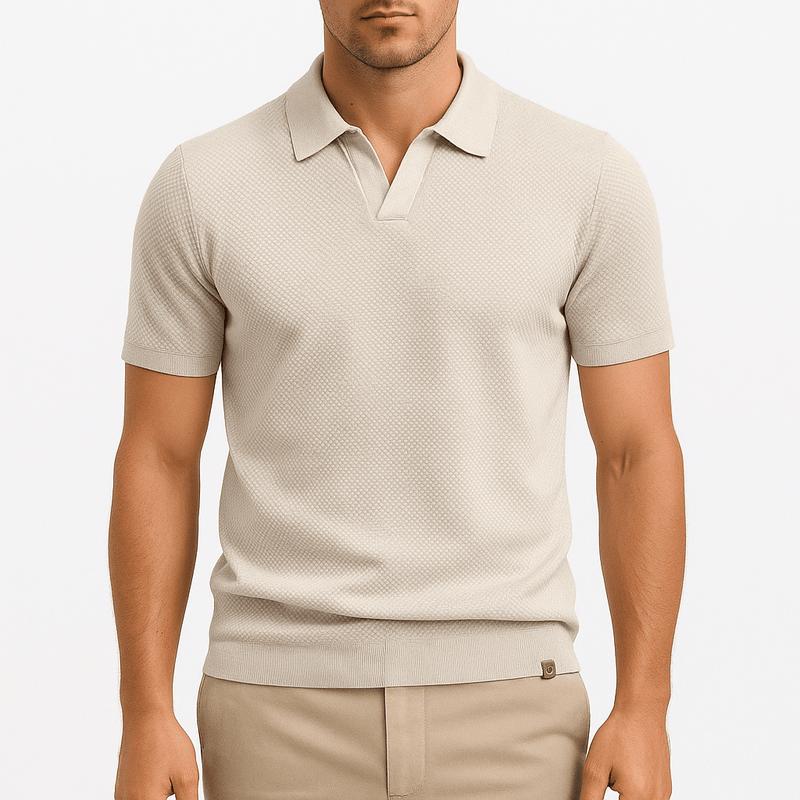 MARMIRI | Polo Texturizado de Manga Corta
