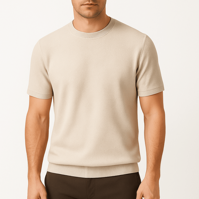 MARMIRI | Camiseta de Punto Waffle para Hombre