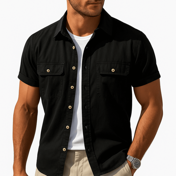 MARMIRI | Camisa de Botones Estilo Workwear