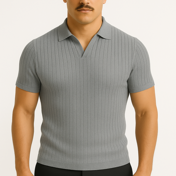 MARMIRI | Polo de Rayas con Cuello de Solapa