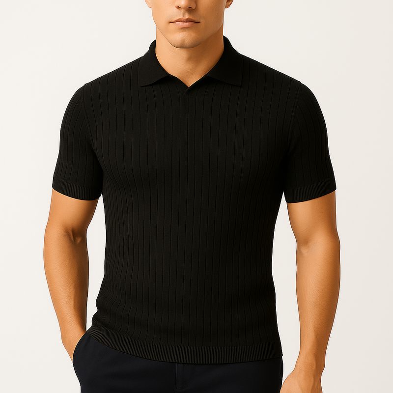 MARMIRI | Polo de Rayas con Cuello de Solapa