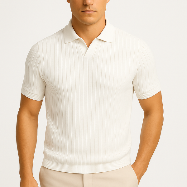 MARMIRI | Polo de Rayas con Cuello de Solapa