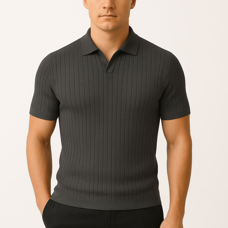 MARMIRI | Polo de Rayas con Cuello de Solapa